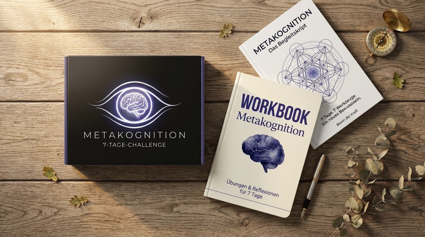 Metakognition 7-Tage-Challenge: Kurs-Box, Workbook und Begleitskript